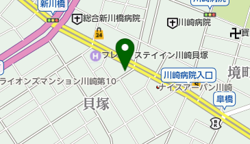 ウィッシュ貝塚店の地図画像