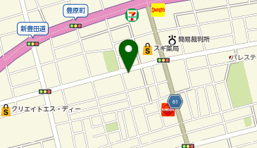 ピザーラ平塚中央店の地図画像