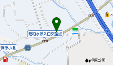 POSTWASH甲府昭和インター店の地図画像