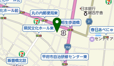 甲府心理臨床研究所(一般社団法人)の地図画像