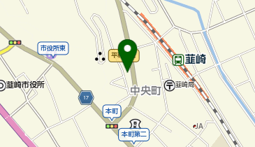 きねやチェーン花わらべ 韮崎店の地図画像
