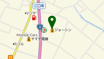 ジョーシン魚津店キッズランドの地図画像