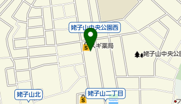 NUDECOLOR 姥子山店の地図画像