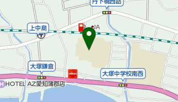 蒲郡市役所 各種施設 大塚児童クラブ-2の地図画像