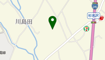 杉名沢区公民館の地図画像