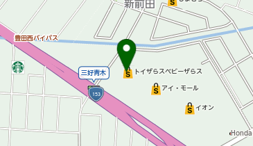 ペテモ三好店の地図画像