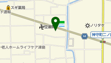 つきのうさぎカフェの地図画像