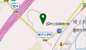 帷子地区センターの地図画像