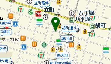 オゥバニスター・アルフレッドバニスター広島路面店の地図画像