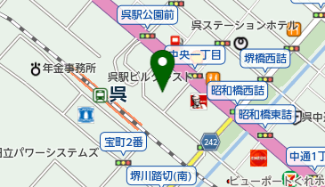 ゆかり屋 呉阪急ホテル店の地図画像