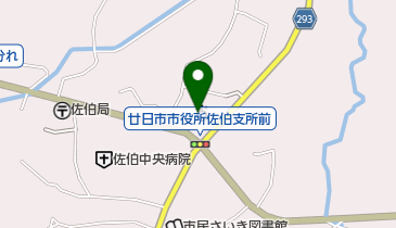 廿日市市役所 自治振興部 中山間地域振興室の地図画像