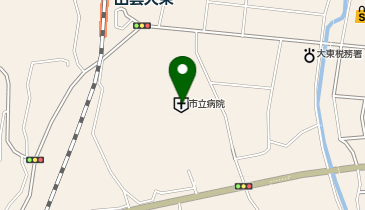 雲南市立病院展望レストランの地図画像