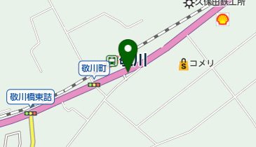 敬川まんじゅうの地図画像