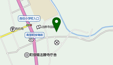 南部町 プラザ西伯の地図画像