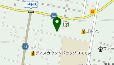 コスモ調剤薬局 多肥店の地図画像
