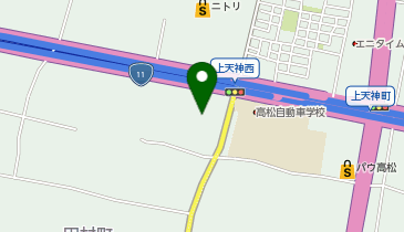 アルピーヌ高松の地図画像