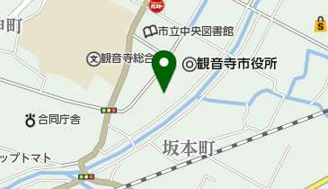 観音寺市 中央公民館の地図画像