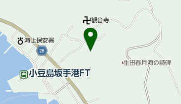 はまひるがお 坂手の地図画像