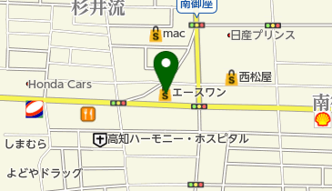 ふたごやクリーニング エースワン御座店の地図画像