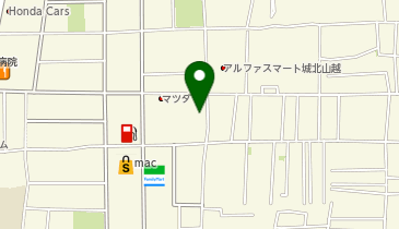 前川補正 山越店の地図画像