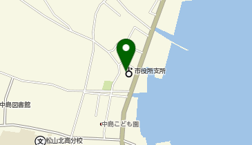 松山市保健センター 中島分室,すくすく・サポート中島の地図画像