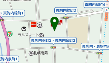 札幌市役所 子ども未来局 子どもの体験活動の場Coミドリの地図画像