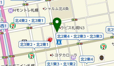 喫茶めいびいの地図画像