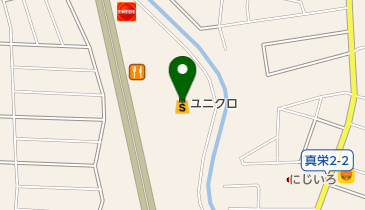 ジーユー札幌清田店の地図画像