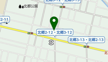 株式会社こめしん北郷店の地図画像
