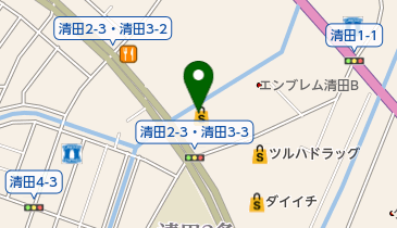 株式会社ベジフル北海道清田店の地図画像