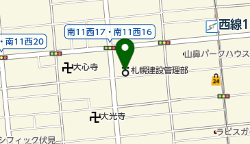 北海道庁 石狩振興局 副局長の地図画像