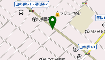 北の風花の地図画像