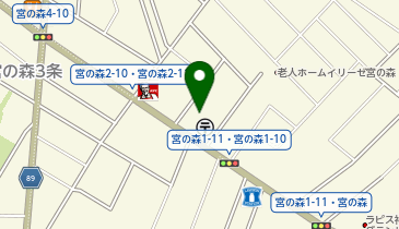 国際興業株式会社外車部 宮の森営業所の地図画像