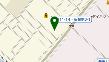 メガネサロンルック クロスモール新発寒店の地図画像