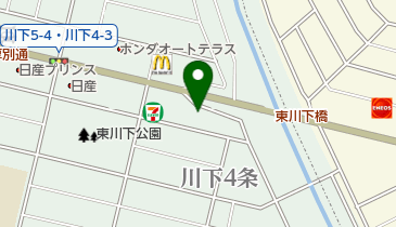 クルミ薬局厚別通店の地図画像