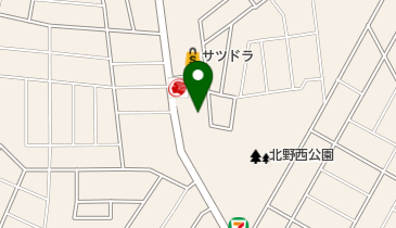 大藤子ども園きたの館の地図画像