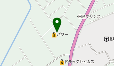 コメリパワー岩見沢店ペットアミの地図画像