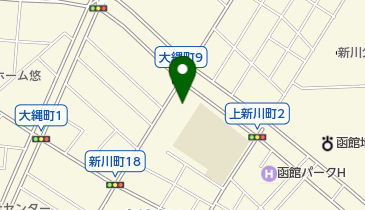 函館市役所 経済部 商業振興課 計量検査所の地図画像