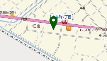 ジーベック中島店の地図画像