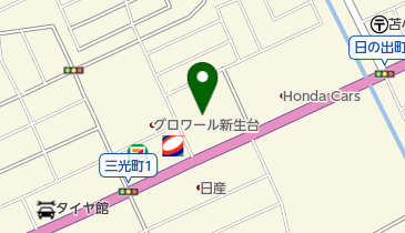 なの花薬局苫小牧三光店の地図画像