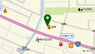 ファッションIZU西條稚内店の地図画像