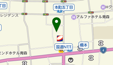 ニチイキッズ青い森保育園の地図画像
