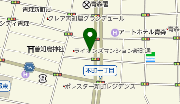 サロンチークの地図画像