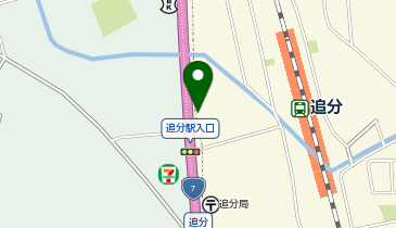 JA虹のホールレゼール追分の地図画像