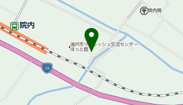 湯沢市立 院内地区センターの地図画像