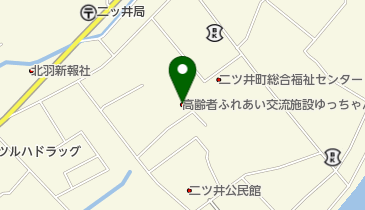 能代市役所二ツ井地域局 高齢者ふれあい交流施設ゆっちゃんの地図画像