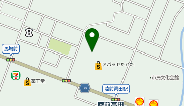 やぎさわカフェアバッセたかた店の地図画像