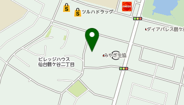 仙台市 鶴ケ谷市民センターの地図画像