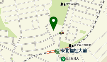 仙台市 貝ケ森市民センターの地図画像