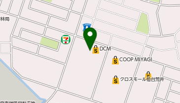 DCM仙台荒井店の地図画像